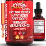 Clean Nutra Gotas Pimienta Cayena Frasco: apoyo diario de bienestar y metabolismo