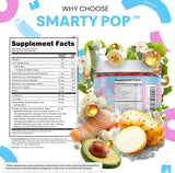 Clean Nutra SmartyPop gominolas con Vitamina B6 para metabolismo