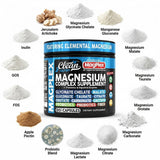 Clean Nutra 8en1 Magnesio: prebióticos y probióticos para salud intestinal.
