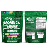 Gominas Clean Nutra Moringa para viaje, conveniente en cualquier momento.