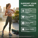 Cápsulas de tirosina 500mg de Clean Nutra para energía diaria
