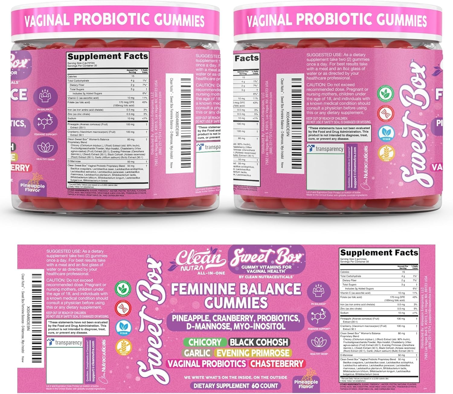 Uso diario de gomitas Clean Nutra para mujer