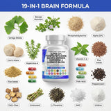 Bacopa Monnieri de Clean Nutraceuticals en cápsulas para concentración sostenida.