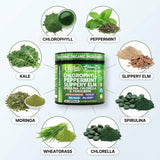 Clean Nutraceuticals cápsulas de clorella para salud digestiva y microbiota