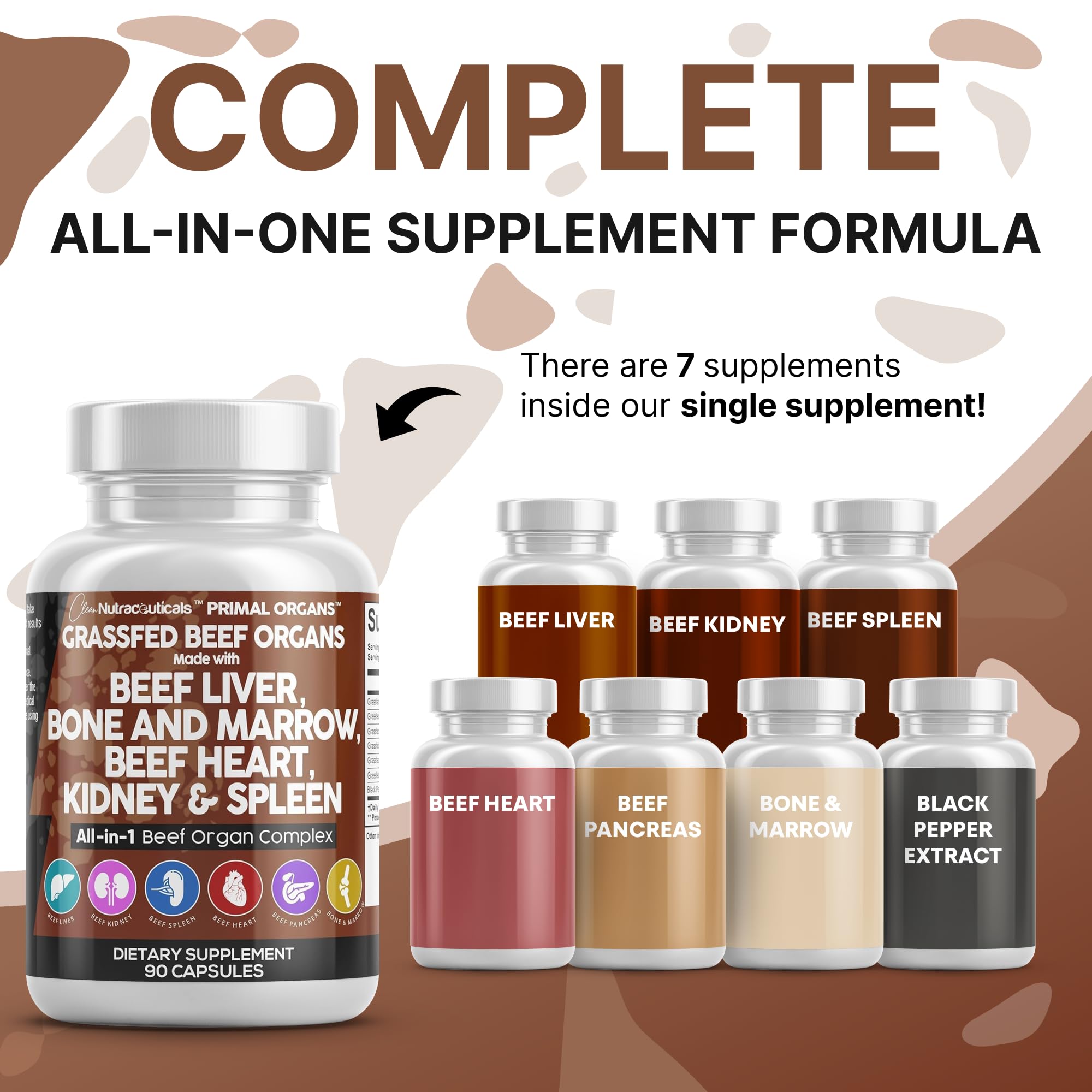 Clean Nutraceuticals corazon desecado capsulas: apoyo a resistencia y energia