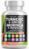 Clean Nutraceuticals cúrcuma moringa, botella frontal: fácil integración a la rutina diaria.
