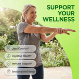 Clean Nutraceuticals cúrcuma moringa, cápsulas cercanas para una dosis diaria conveniente.