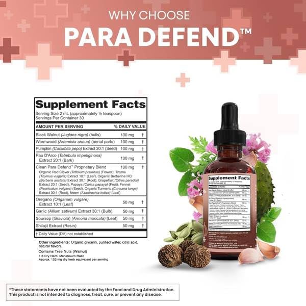 Clean Nutraceuticals: gotero con pau d arco para bienestar diario.