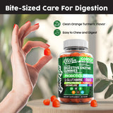 Enzimas digestivas y ingredientes clave de Clean Nutraceuticals para la digestión.