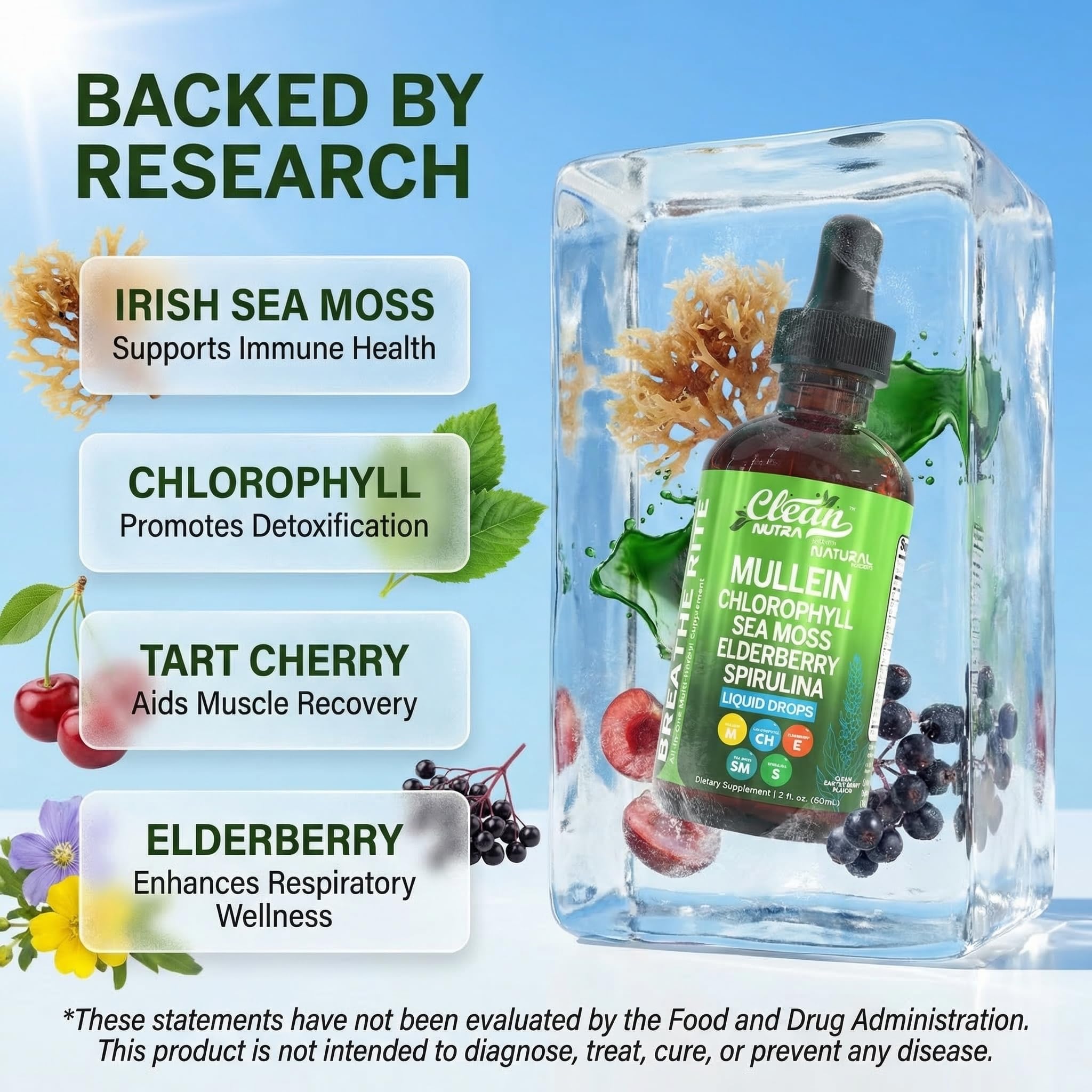 Clean Nutraceuticals extracto-de-planta, apoyo a vías respiratorias.