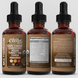 Gotas Clean Nutraceuticals hongo ostra, uso familiar para bienestar diario.