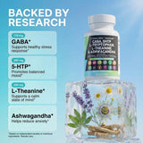 Clean Nutraceuticals L-triptófano 500 mg cápsulas para bienestar emocional