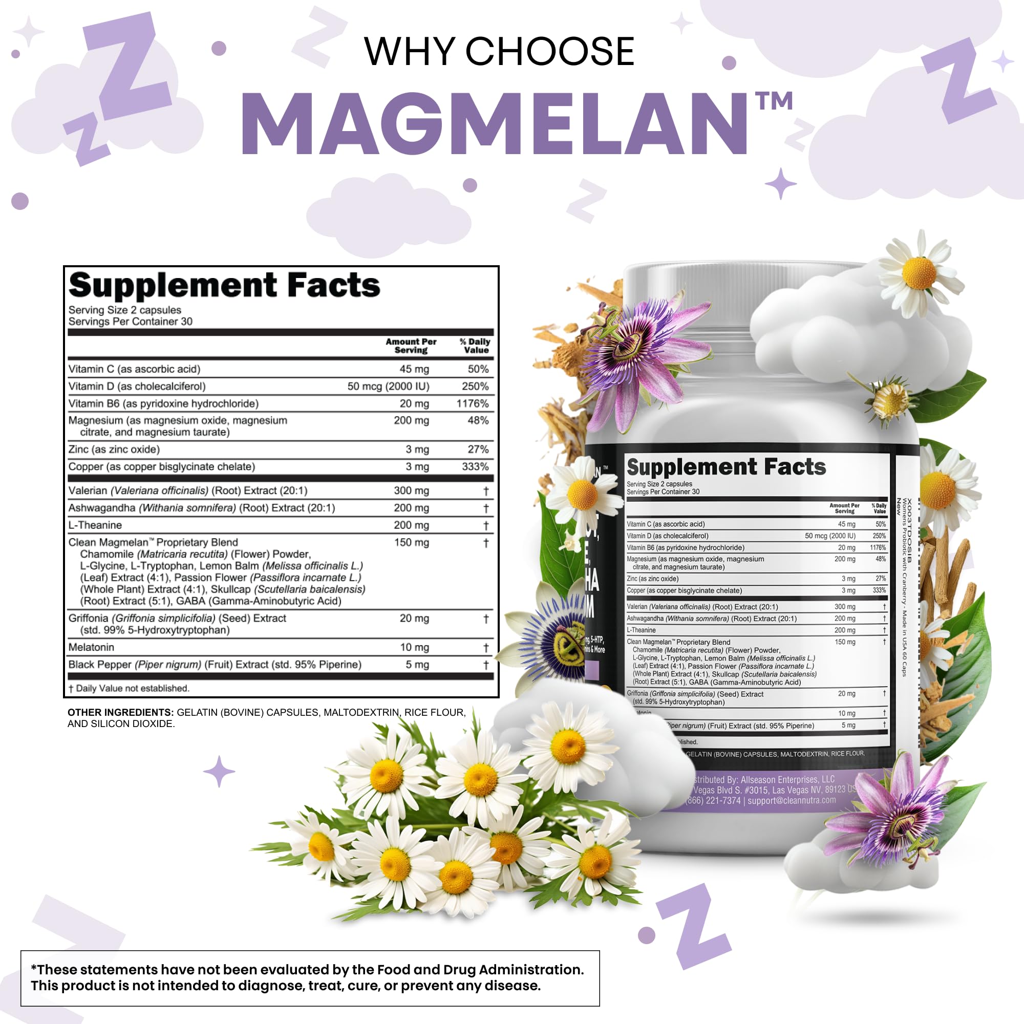 Clean Nutraceuticals Magnesio Complejo cápsulas: apoyo al sistema muscular y nervioso