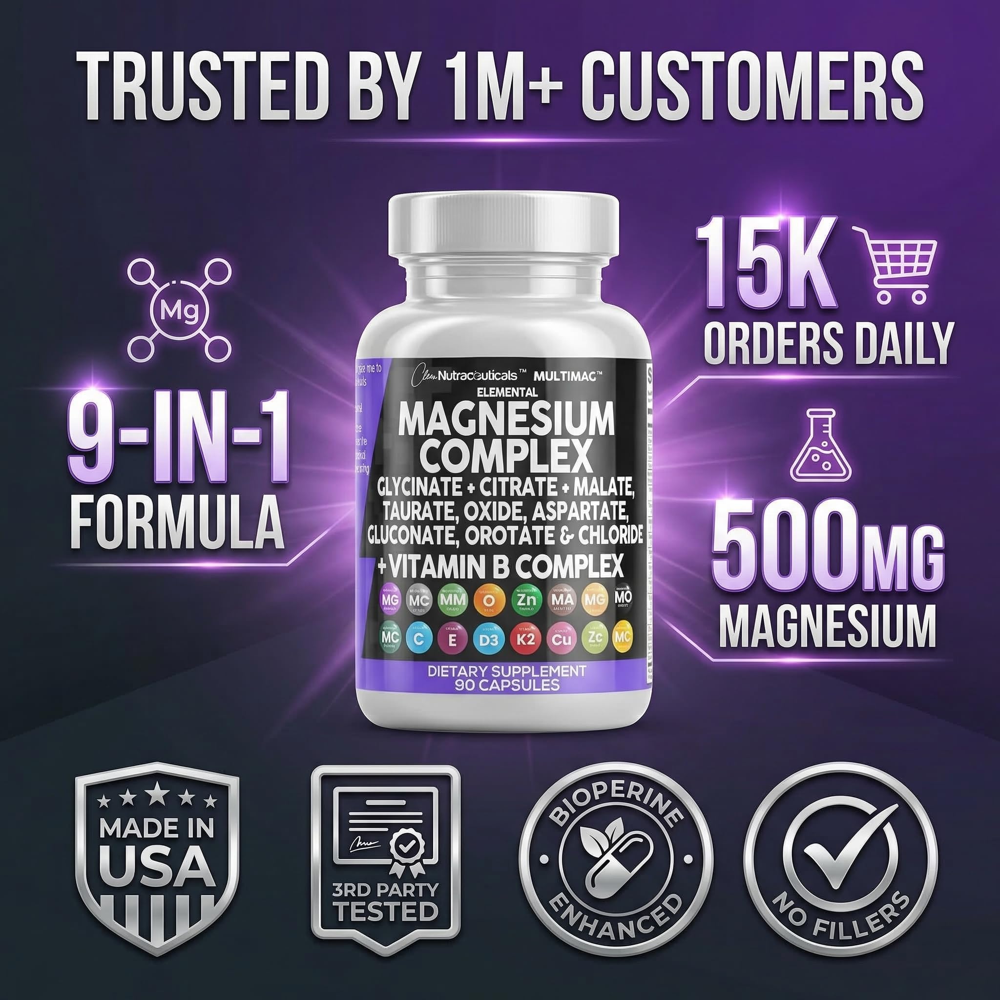 Clean Nutraceuticals MultiMag: muestra de producto para referencia rápida