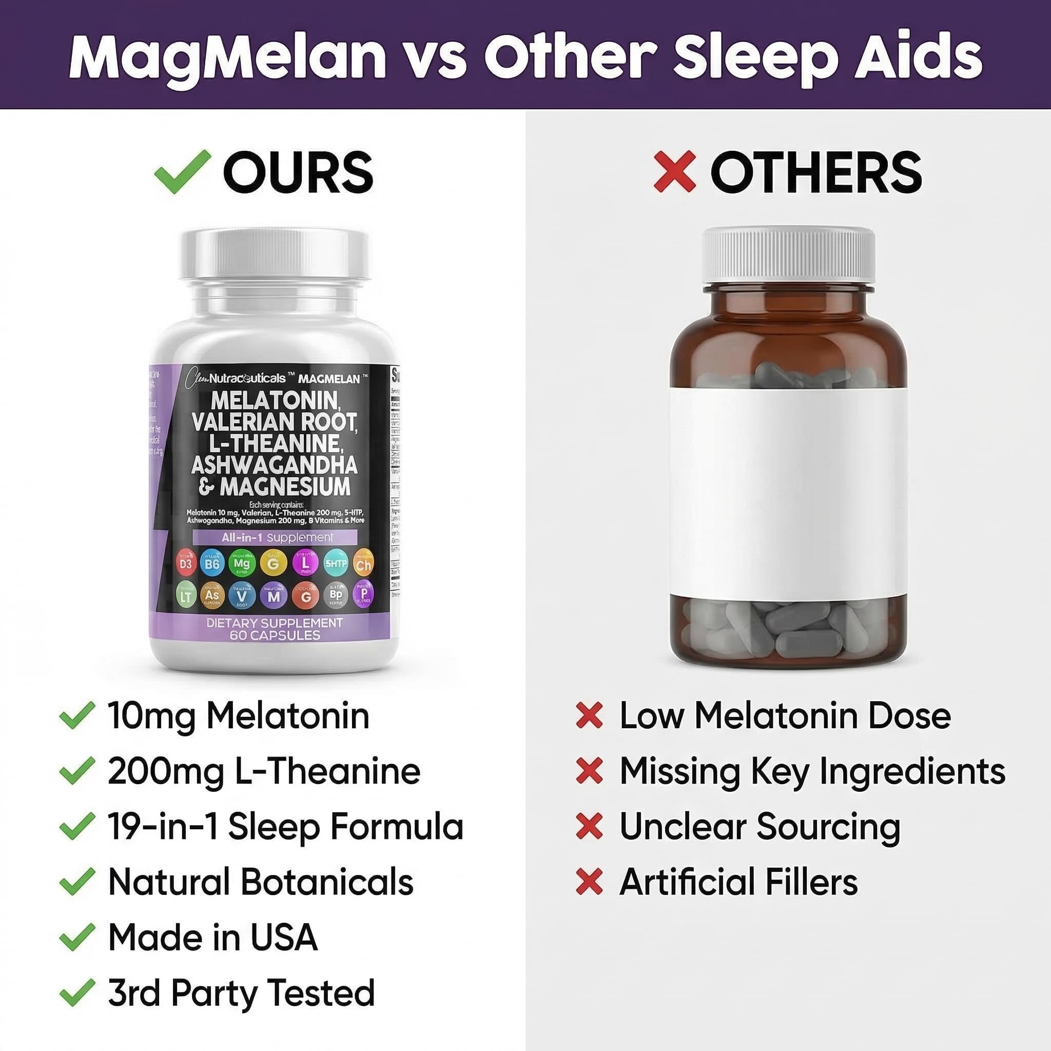 Clean Nutraceuticals Manzanilla cápsulas: relajación suave para la noche
