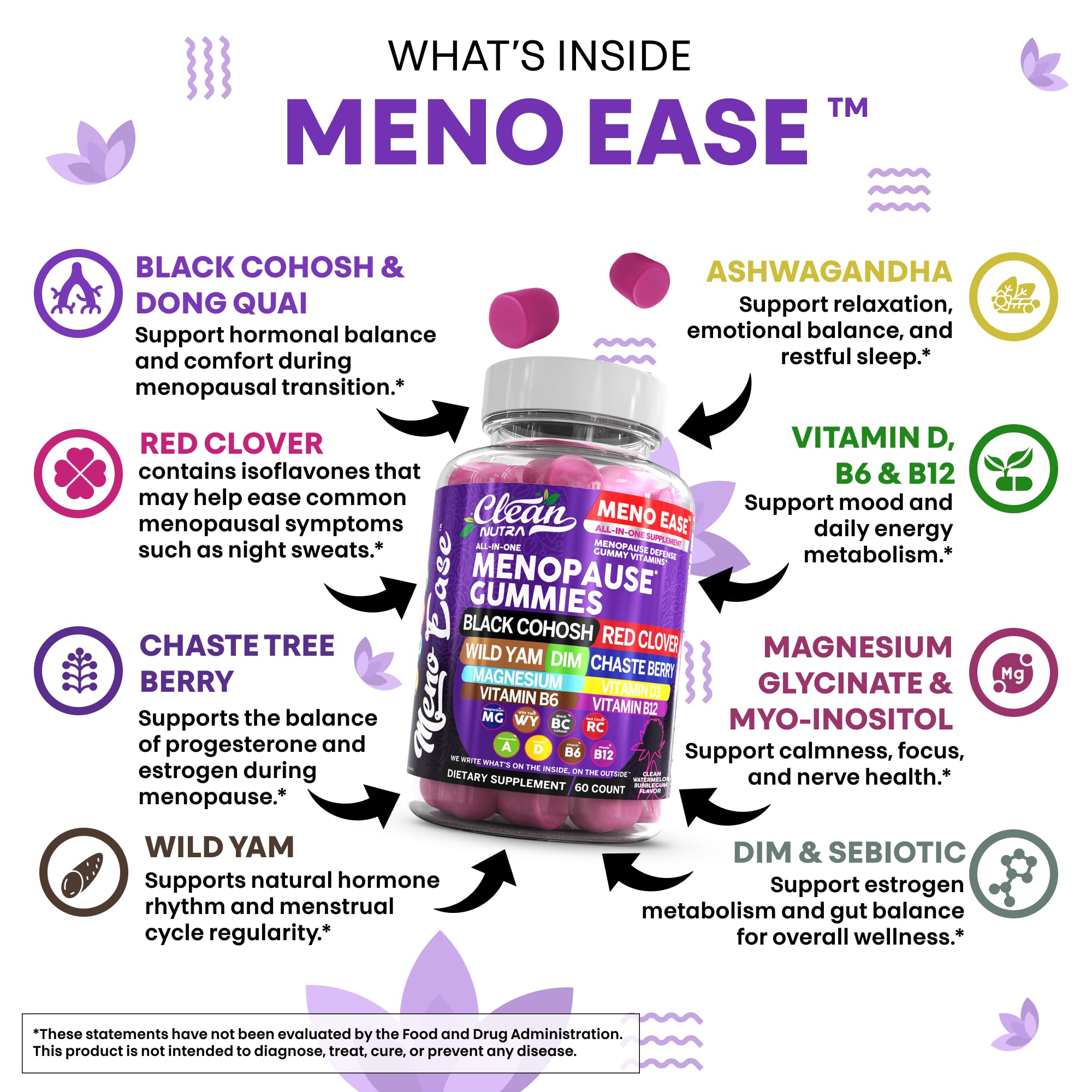Dos pastillas diarias de Clean Nutraceuticals para apoyo general.