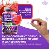 Extracto de trébol rojo en gominolas para balance hormonal.