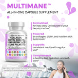 Clean Nutraceuticals: mezcla 16 en 1 de nutrientes para cabello y piel