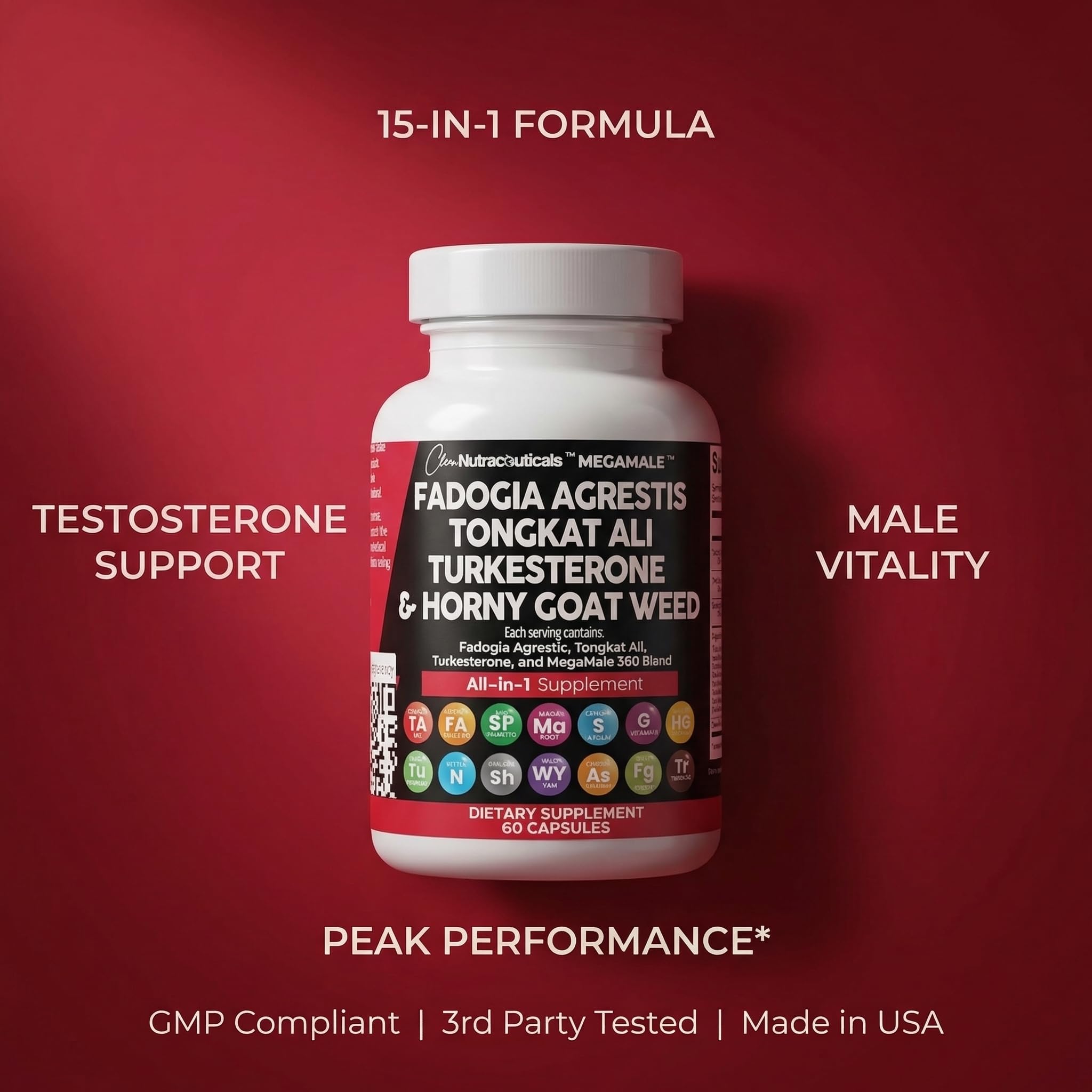 Clean Nutraceuticals Ñame Salvaje, cápsulas para nutrición complementaria