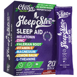 Clean Nutraceuticals palitos sueño empaque: presentación clara para dormir mejor.