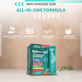 Clean Nutraceuticals palitos con yodo y greens detox para equilibrio