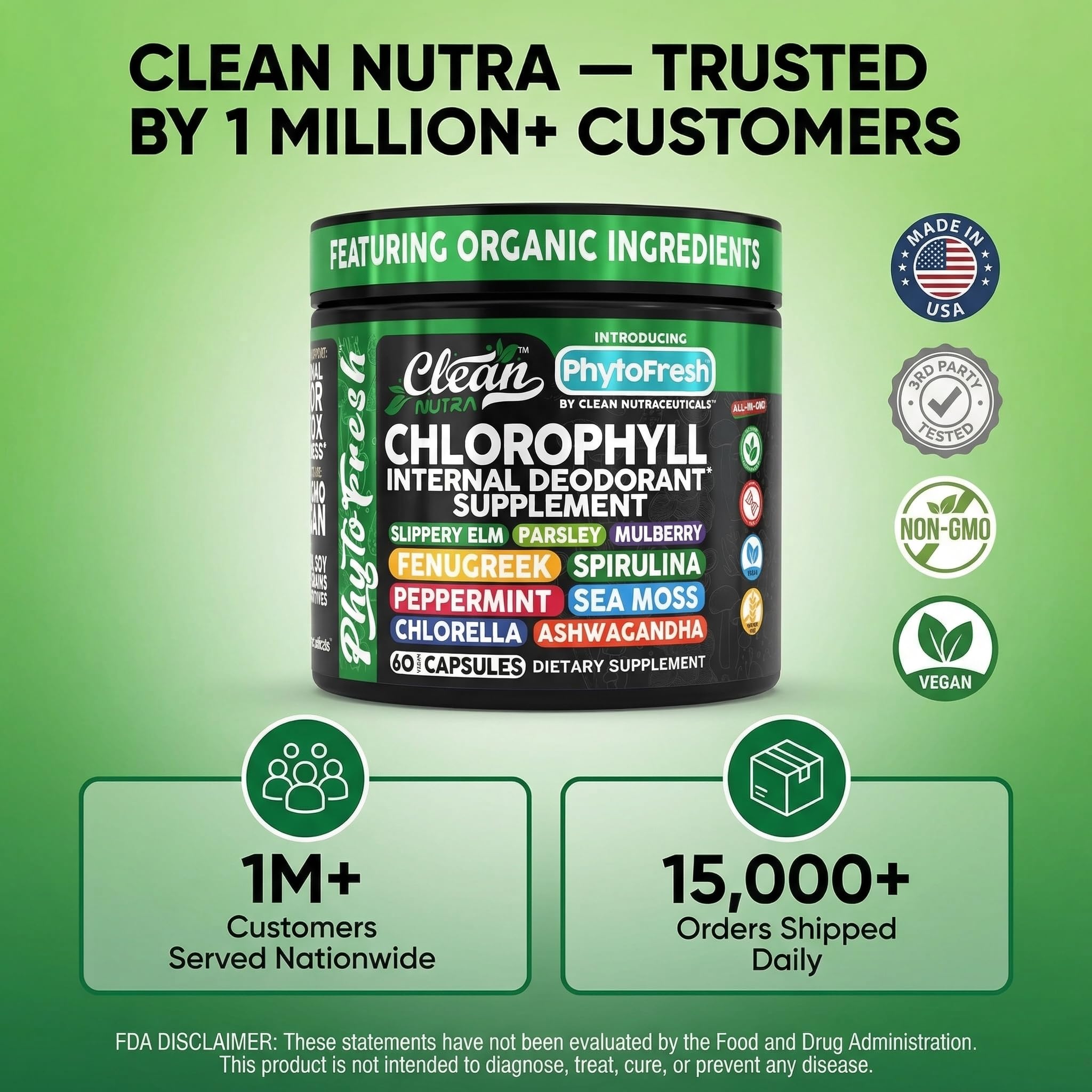 Minerales de algas PhytoFresh, aporte mineral y fibra vegetal.