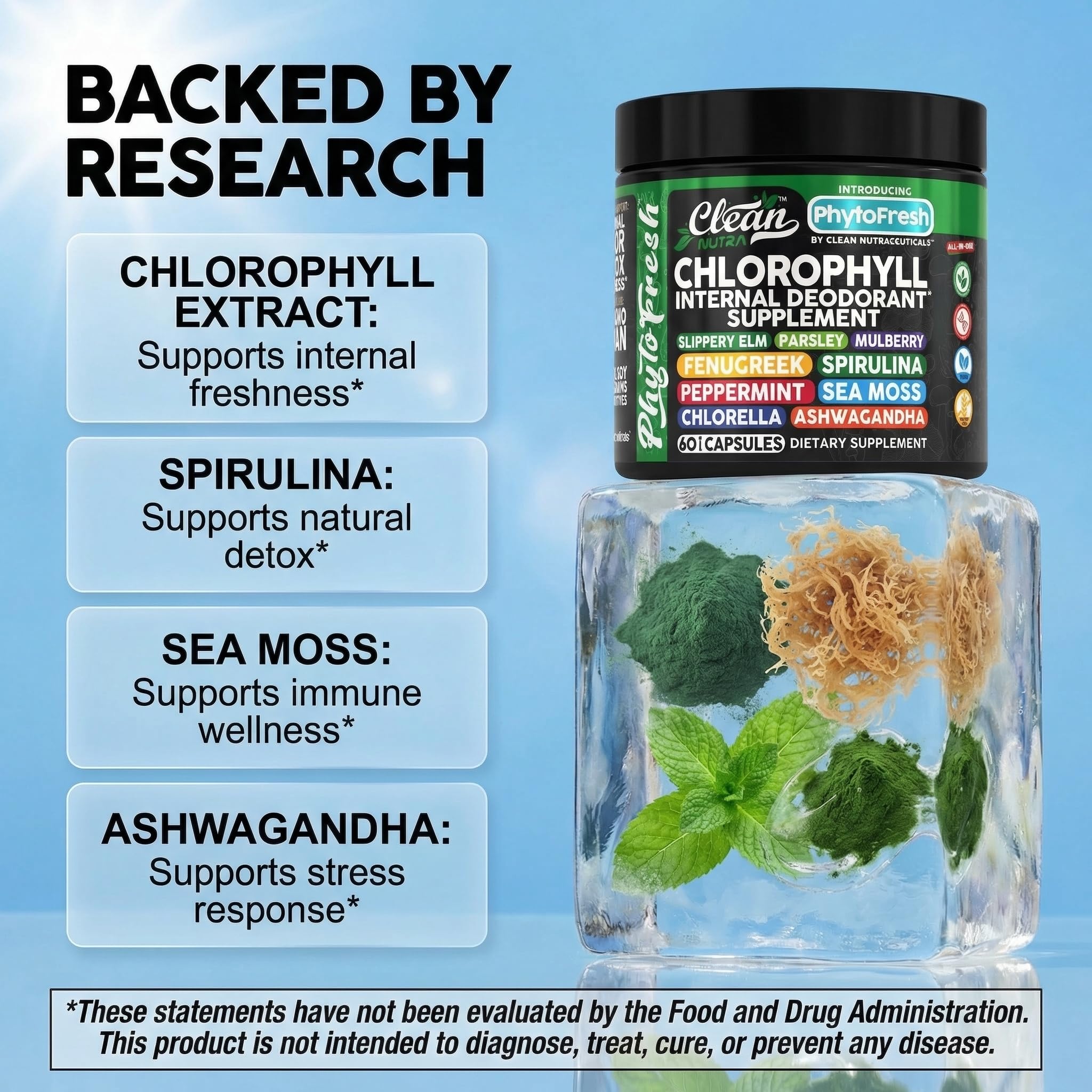 Polvo de spirulina PhytoFresh, color verde intenso para variedad culinaria.