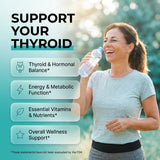 ThyroGlow de Clean Nutraceuticals – frasco de gomitas para una ingesta conveniente.