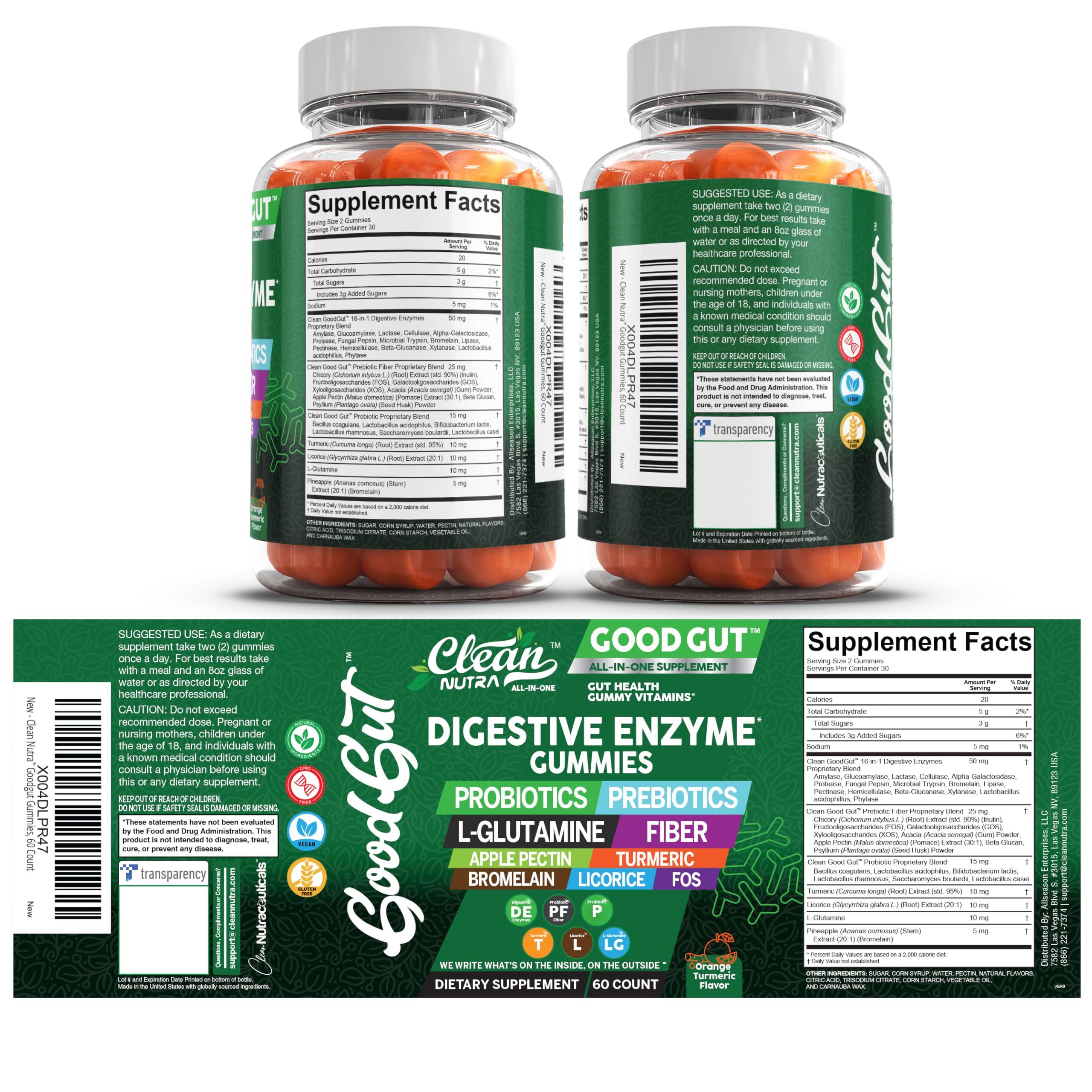 Uso diario con Clean Nutraceuticals para bienestar digestivo.