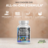 Clean Nutraceuticals Vitamin C D3 Elderberry cápsulas: refuerzo de vitalidad diario