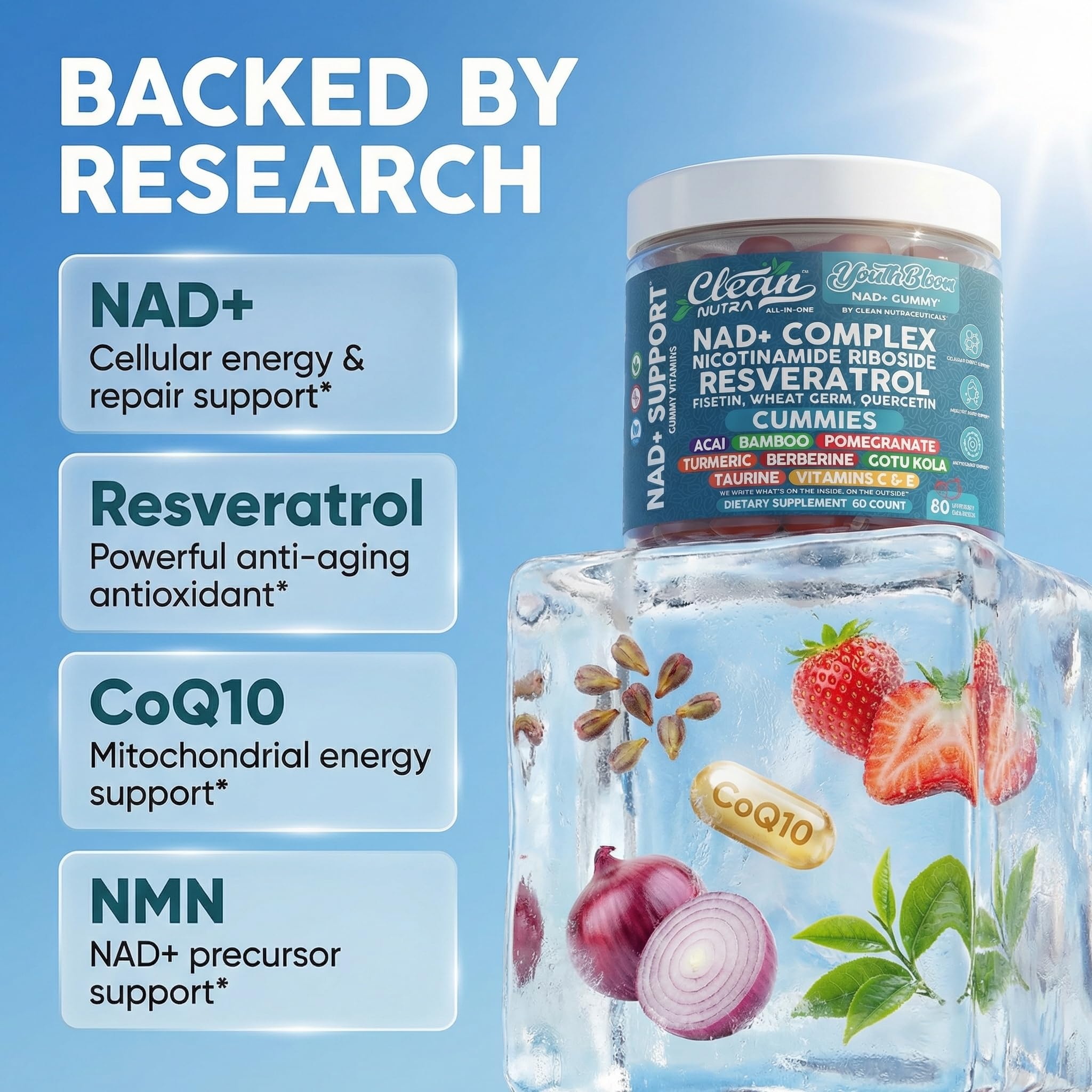 Mezcla de Resveratrol y Berberina en Youth Bloom.