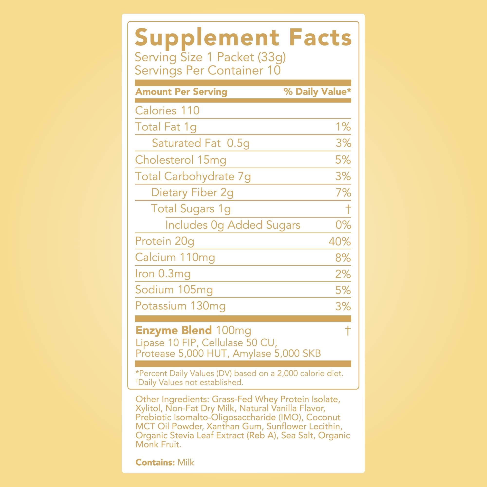 Envase Clean Simple Eats de proteína whey Simply Vanilla para entrenamientos