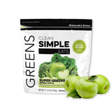 Clean Simple Eats Super Greens, pote manzana verde, ideal para batidos matutinos.