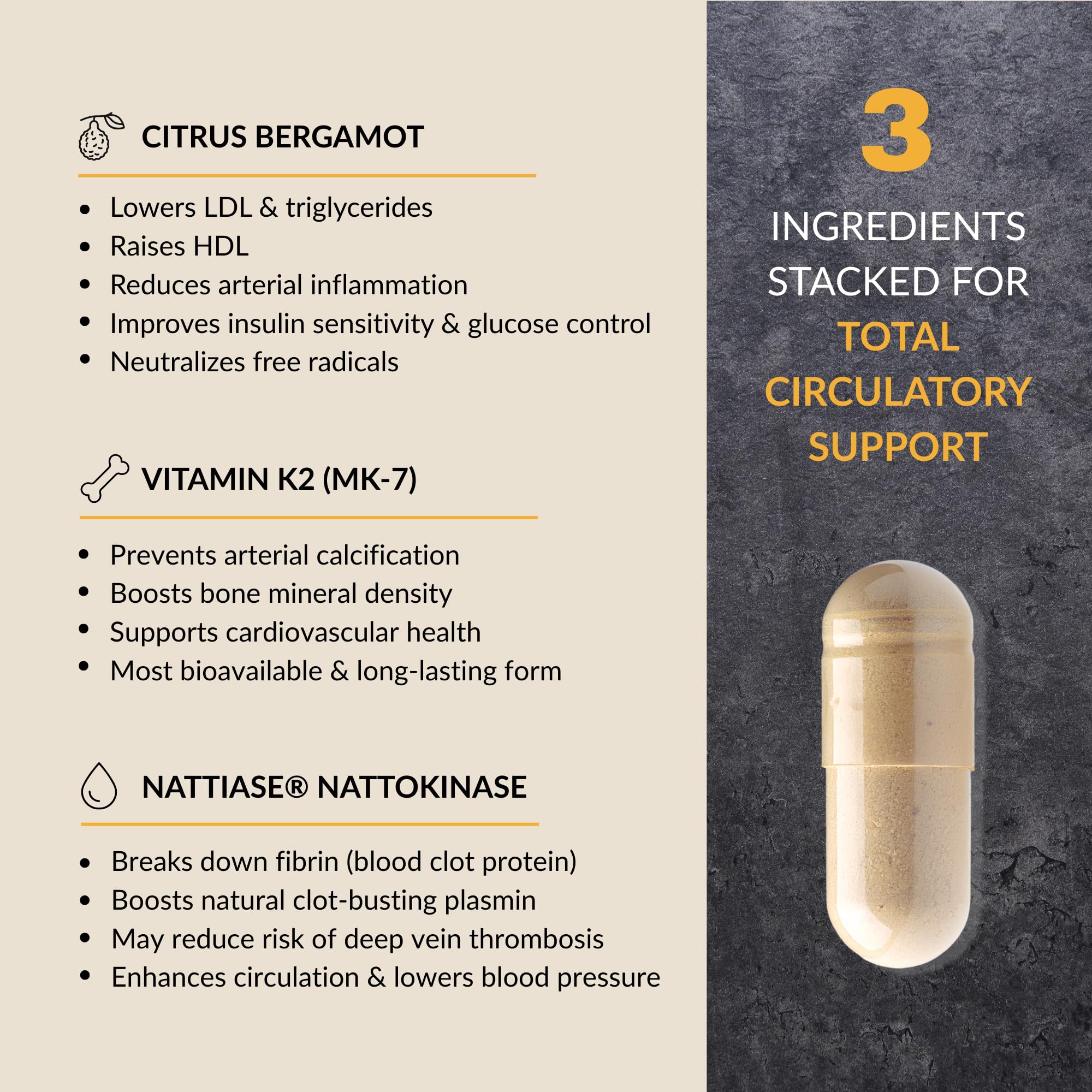 CleanForm Nutrition PureBlood bergamota: rico en polifenoles para el sistema cardiovascular