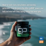 GoBHB para pre-entreno, fácil de mezclar