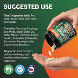 Clean Nutra cápsula cúrcuma y resveratrol para bienestar general