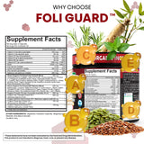 Clean Nutraceuticals Foli Guard, semillas de calabaza, nutrición para el cabello.