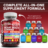 Clean Nutraceuticals gomitas CoQ10 con etiqueta clara para verificar ingredientes