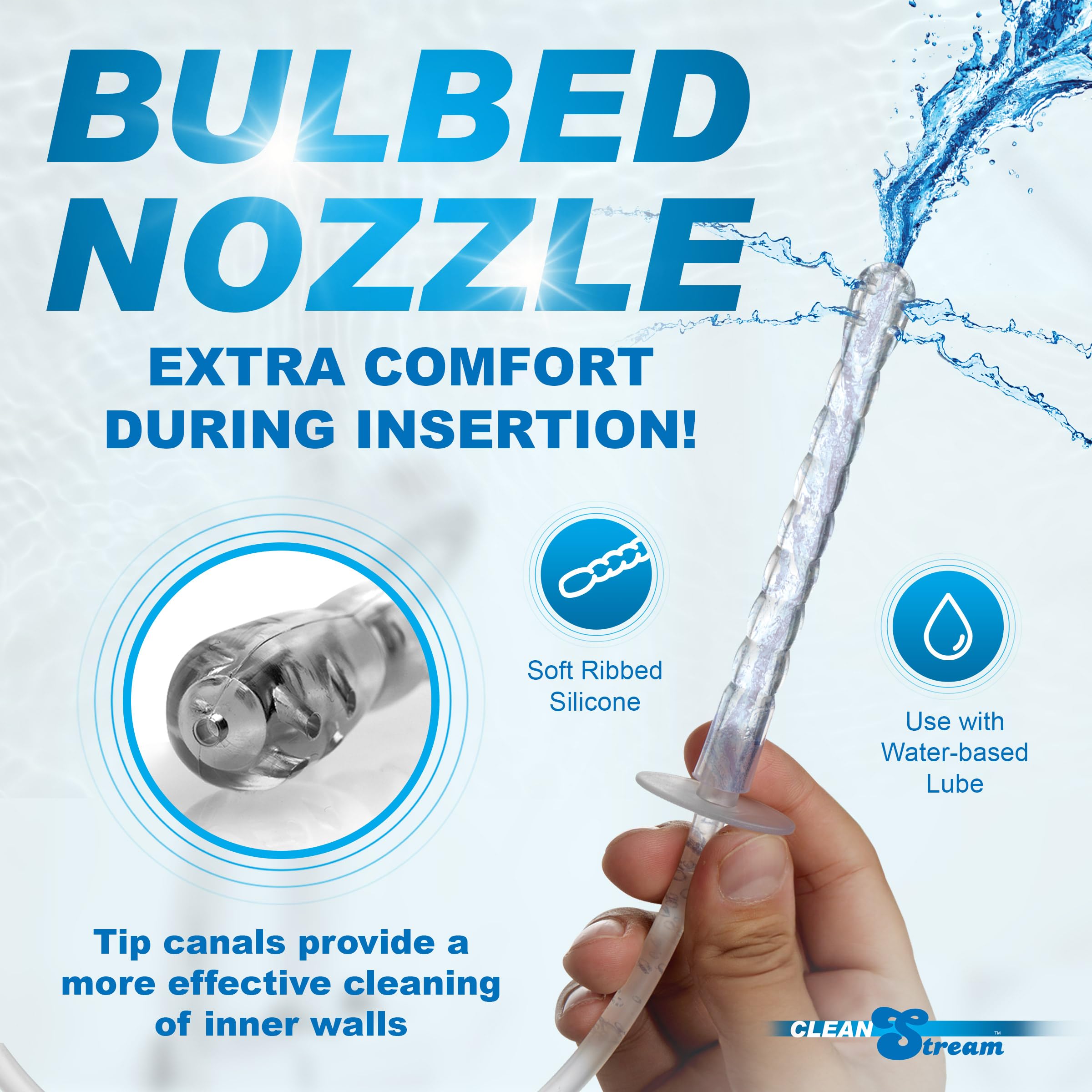 Cleanstream manija-estilo-jeringa facilita bombeo suave y control preciso.