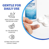 Clear Conscience: etiqueta clara para verificar ingredientes no irritantes y uso seguro.