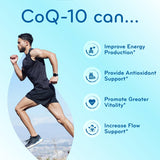 Caja de Clear Formulas CoQ10 800 mg con información de laboratorio.