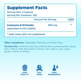 CoQ10 Clear Formulas en estante iluminado, recordatorio diario.