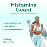 Clear Formulas Histamine Guard cápsulas listas para consumo diario.