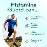 Clear Formulas Histamine Guard ingredientes naturales para bienestar diario.