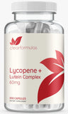 Clear Formulas Luteína y Licopeno, cápsulas frente, soporte para la visión diaria
