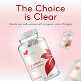 Clear Formulas Luteína y Licopeno, colocación en mesa para consulta rápida