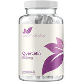 Clear Formulas Quercetina 500 mg, bote de cápsulas, apoyo antioxidante diario