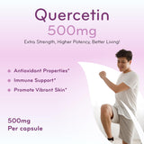 Clear Formulas Quercetina 500 mg, ingredientes, sin alérgenos comunes