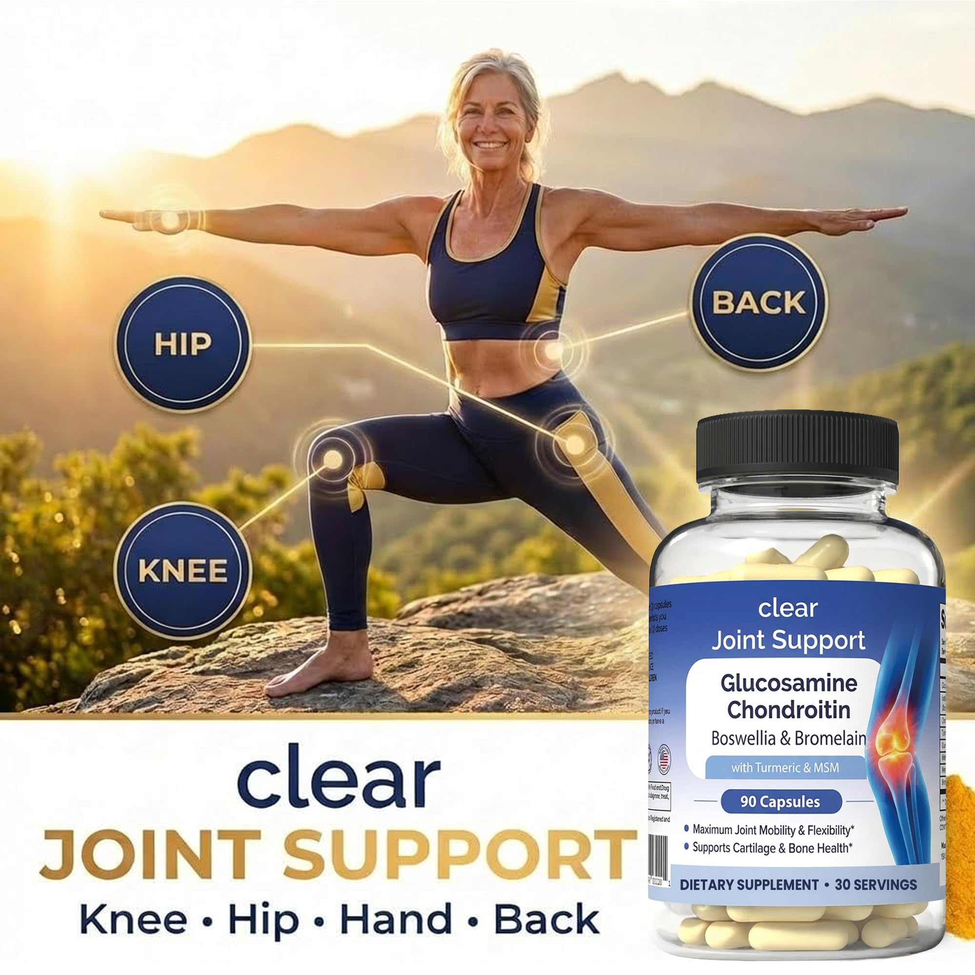 Cápsulas de Clear Probiotics listas para la toma diaria.