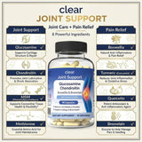 Curcuma visible como ingrediente clave para comodidad articular.